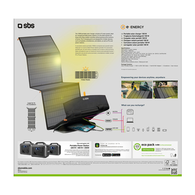 Pannello solare da camper e balcone portatile | SBS