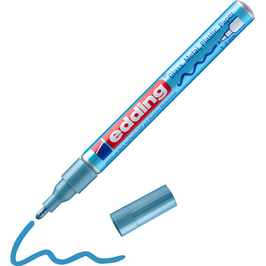 EDDING Paintmarker 751 CREA 1-2mm 751-70 CREA hellblau-metallic