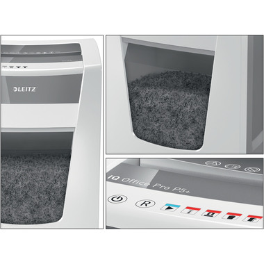 LEITZ Aktenvernichter IQ 8004-20-00 Office Pro, P-5+, 30lt