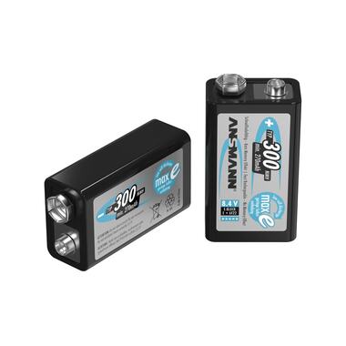 Ansmann Akku Typ 300 NiMH 9V E-Block 270 mAh, 1 Stück