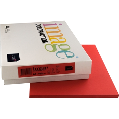IMAGE COLORACTION Kopierpapier Chile A4 266782 rot, 160g 250 Blatt