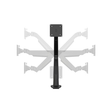 Multibrackets Supporto da tavolo Gas Lift Arm Single fino a 21 kg – Nero