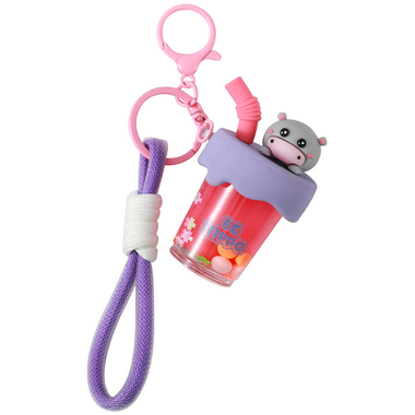 I-TOTAL Portachiavi Bubble Tea XL3081 Hippo