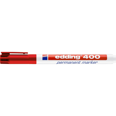 EDDING Marqueur permanent 400 -1mm 400-2 rouge