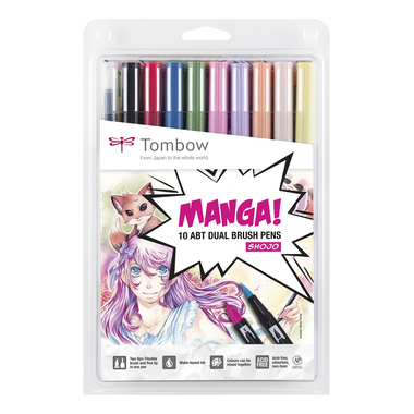 TOMBOW Manga-Set Shojo ABT-10C-MANG 10-tlg.