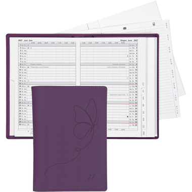 BIELLA Agenda Istanbul 2027 855715420027U 1M/2P violet ML 10.6x15.3cm