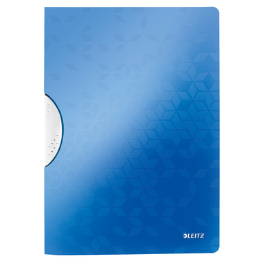 LEITZ Chiusura a fermaglio WOW 4A 41850036 blu 30 fogli