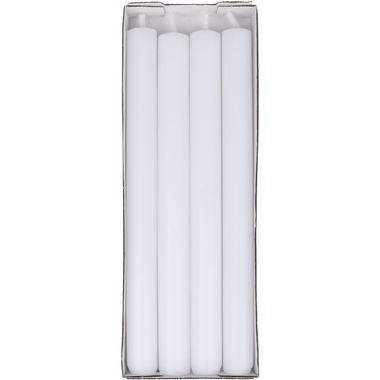 STEINHART Bougie à tige 250x22mm 2317101000 blanc 4 pièces