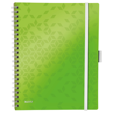 LEITZ Spiralbuch WOW A4 46440054 grün