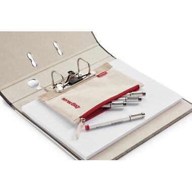 TRANSOTYPE senseBag Ordner-Etui 76138003 beige 210x125mm