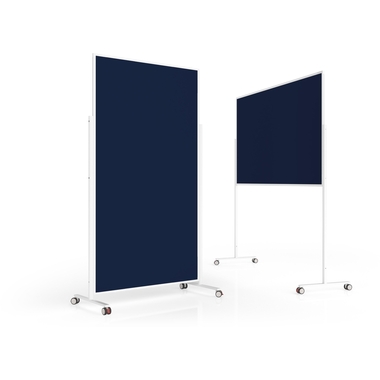 MAGNETOPLAN Design-Moderatorentafel VP 1181114 Filz, dunkelblau 1000x1800mm