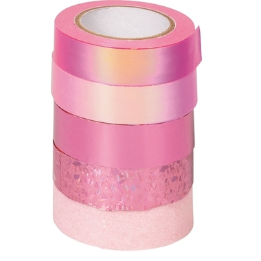 HEYDA Deko-Tape rosa 203584515 4x12mmx5m/1x12mmx2m