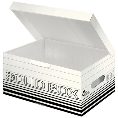 LEITZ Solid Box S 6117-00-01 weiss 265x195x370mm