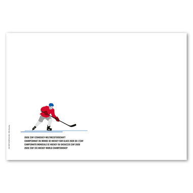 Busta primo giorno «Campionato Mondiale di Hockey su Ghiaccio 2026» Busta primo giorno (FDC) senza francobollo C6