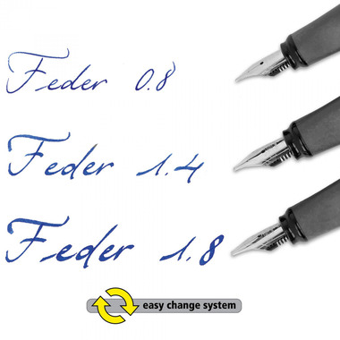 ONLINE Stylo plume Set Air 10010 Black