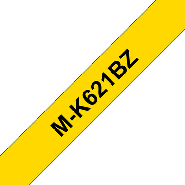 PTOUCH Band, nicht lam. schwarz/gelb M-K621BZ zu PT-65/75/85/110 8mx9mm
