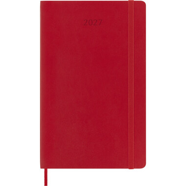MOLESKINE Agenda Classic Large 2027 DSF212DC3Y27 1T/1S scharlachrot SC 13x21cm