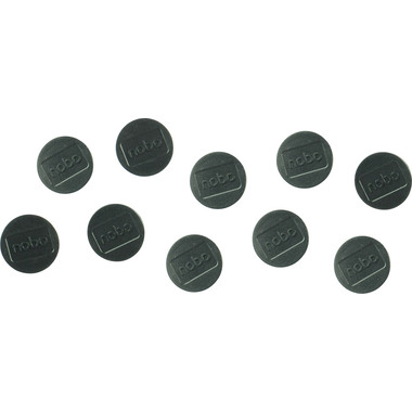 NOBO Magnet rund 38mm 1915305 schwarz 10 Stück