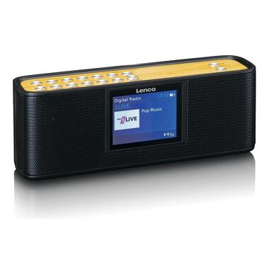Lenco DAB+ Radio PDR-045 Schwarz/Bambus