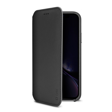 Étui folio effet cuir pour iPhone XR