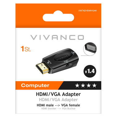 Adaptateur HDMI vers VGA | Vivanco