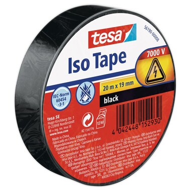 TESA Isolierband 56190-00008 19mmx20m schwarz