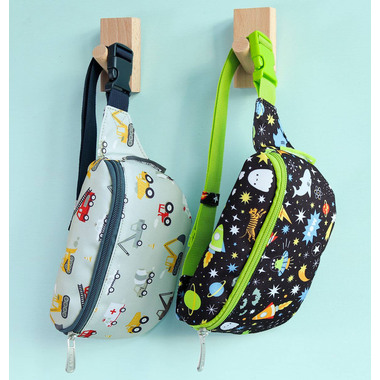 ALLC Sac banane Kids Vehicles BUVEBU05 23x13x5cm