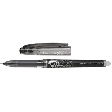 PILOT Roller FriXion Point 0.5mm BL-FRP5-B noir, rechargeable, corrig.