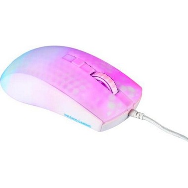 DELTACO Gaming-Maus GAM-144-W Bianco/Trasparente