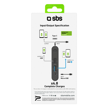Powerbank with Type-C port