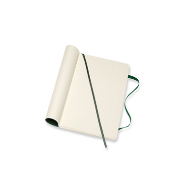 MOLESKINE Carnet Classic SC Large 853600042 myrtenvert, dots 240 feuil.
