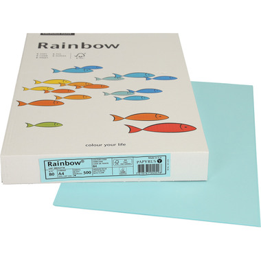 RAINBOW Papier mittelblau/84 A4 88042718 FSC, 80g 500 Blatt