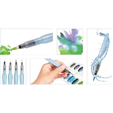 PENTEL Aquash pennelli ad acqua MH XFRH/1-MH blu, piatto