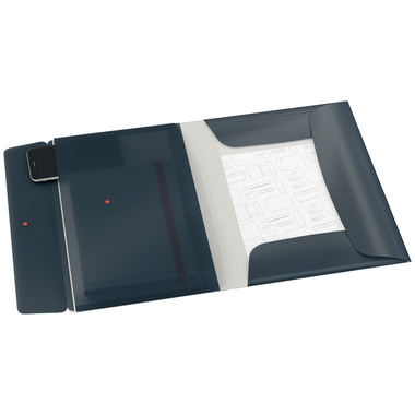 LEITZ Cartellina c. elastico Cosy A4 4619-00-89 grigio, PP
