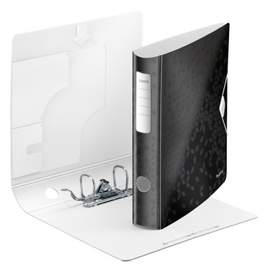 LEITZ Classeur WOW Active 180° 6.5cm 1107-00-95 noir A4
