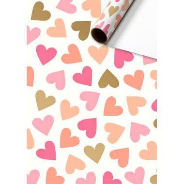 STEWO Geschenkpapier Velia 2528532225 rosa 70x200cm