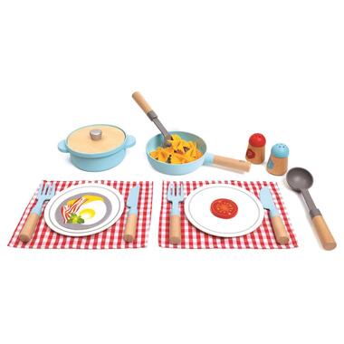 Hape Play Dishes Cook + Serve Set
