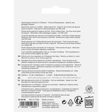FABER-CASTELL Textmarker TL 46 Glassy 254694 Pastell 4 Stück