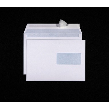 METTLER Couvert Fenster rechts C5 8064-100S100 100g,hochweiss,Kleber 100 Stk.