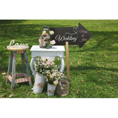 SECURIT Tableau Craie ARROW FBS-ARROW noir 67x49.2x0.2cm