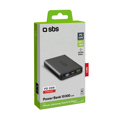Power Bank: 10000 mAh mit Schnellladung | SBS