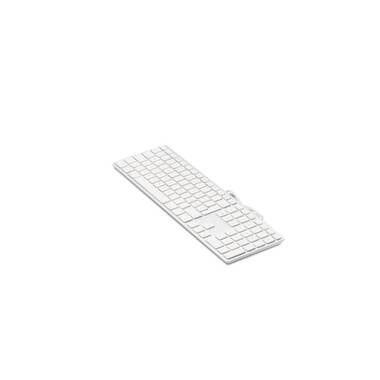 LMP Tastatur KB-1243 Silber, Mac CH-Layout mit Ziffernblock