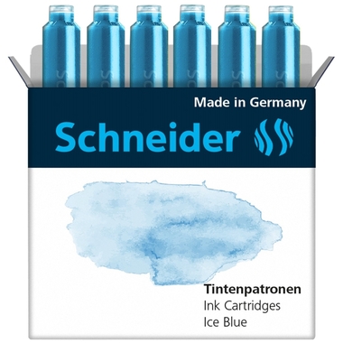 SCHNEIDER Cartouche d'encre 166130 ice blue 6 pcs.