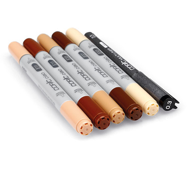 COPIC Marker Ciao 22075553 5+1 Set Portrait colours 2