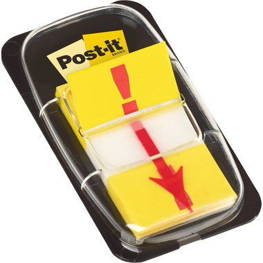 POST-IT Index Tabs Symbol 25.4x43.2mm 680-33 Ausrufezeichen/50 Tabs