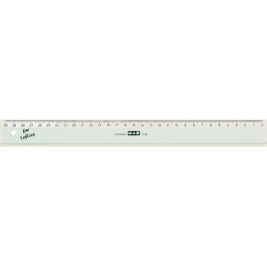 M+R Flachlineal 16cm 711160090 transparent