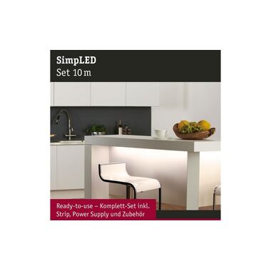 Paulmann Ruban à LED SimpLED 3000 K, 10 m Rouleau