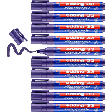 EDDING Permanent Marker 33 1-5mm 33-8 violett