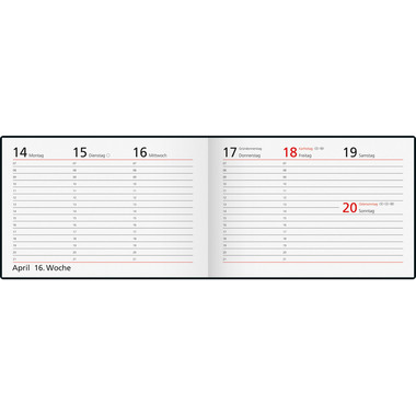 RIDOIDE Taschenagenda Septimus 2027 7017507017.27 1W/2S Mountains DE 15.2x10.2cm