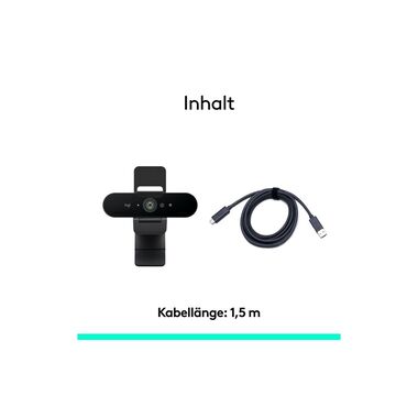 Logitech Webcam Brio 4K Ultra HD graphite